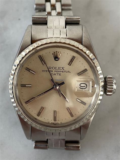 rolex oyster perpetual date automatic goud staal 6517|Rolex Oyster Perpetual Lady Date ref. 6517 Top Conditions.